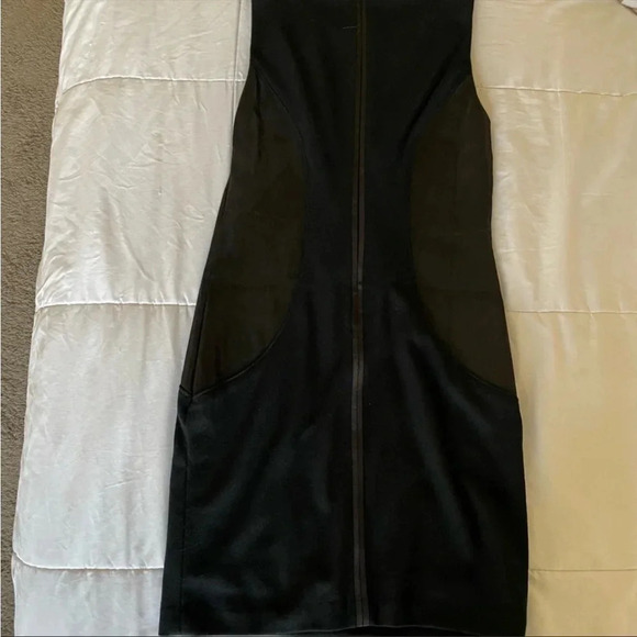 Rag & Bone navy color block wool shift dress - Picture 5 of 8